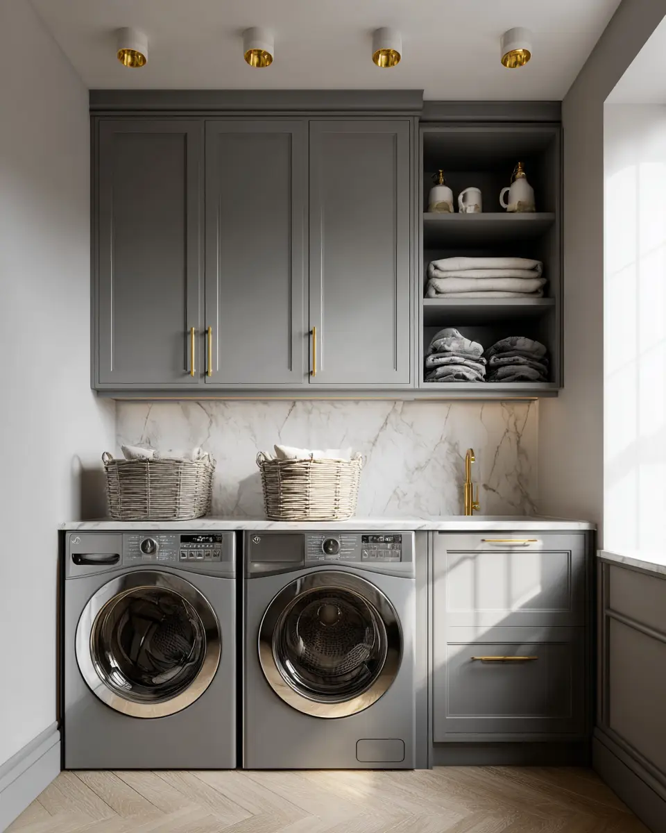 Gray Laundry Room Decor Ideas