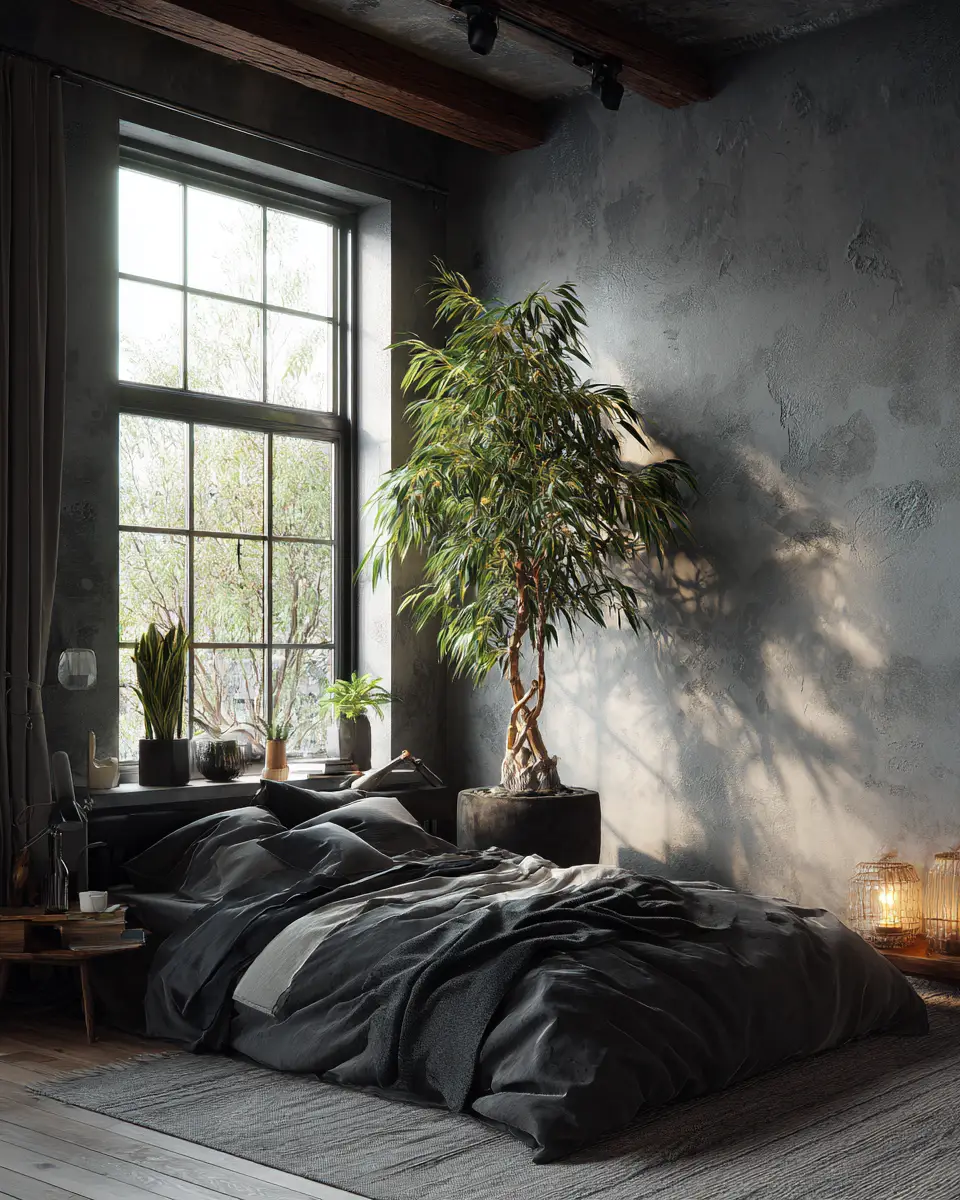 Gray Mid-Century Modern Bedroom Decor Ideas