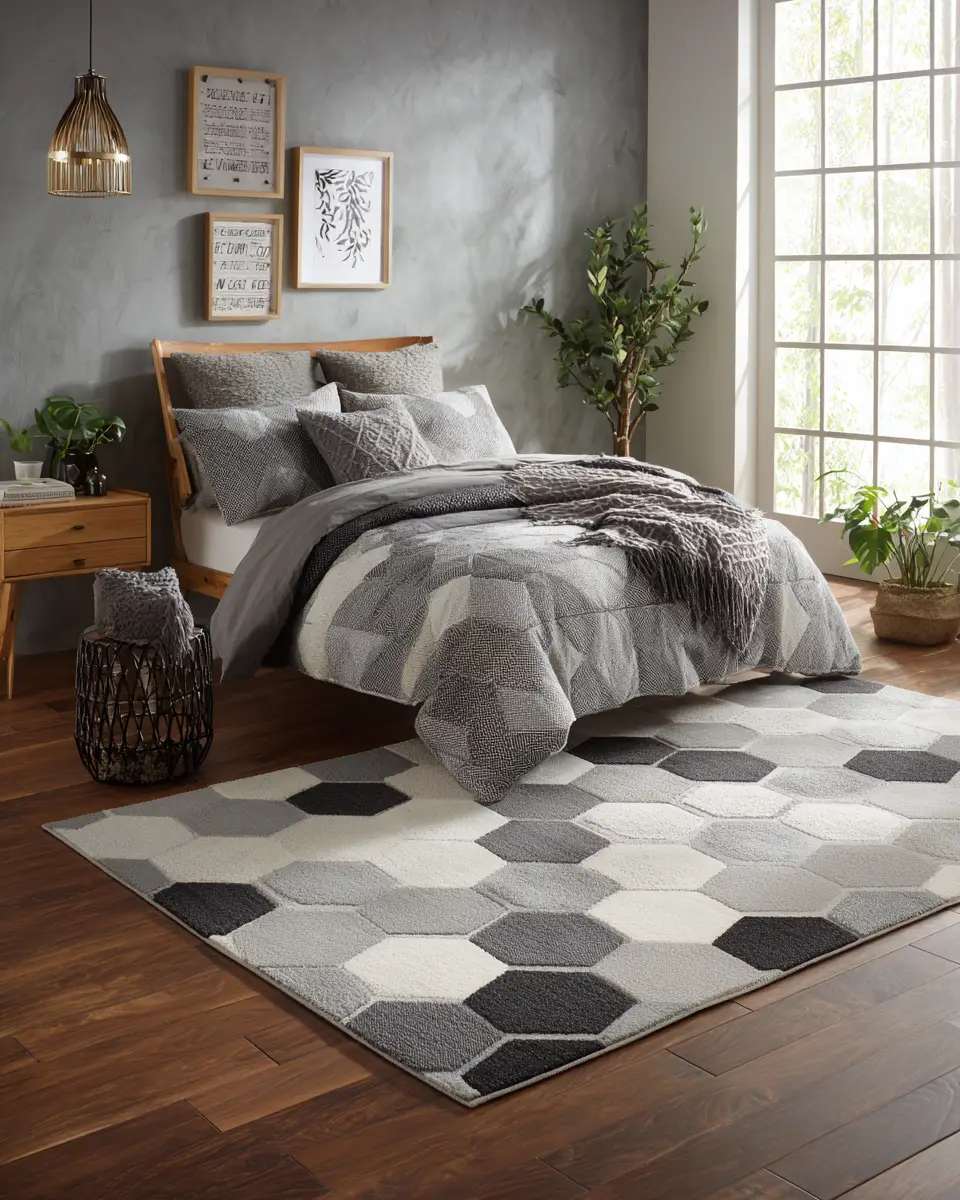 Gray Mid-Century Modern Bedroom Decor Ideas