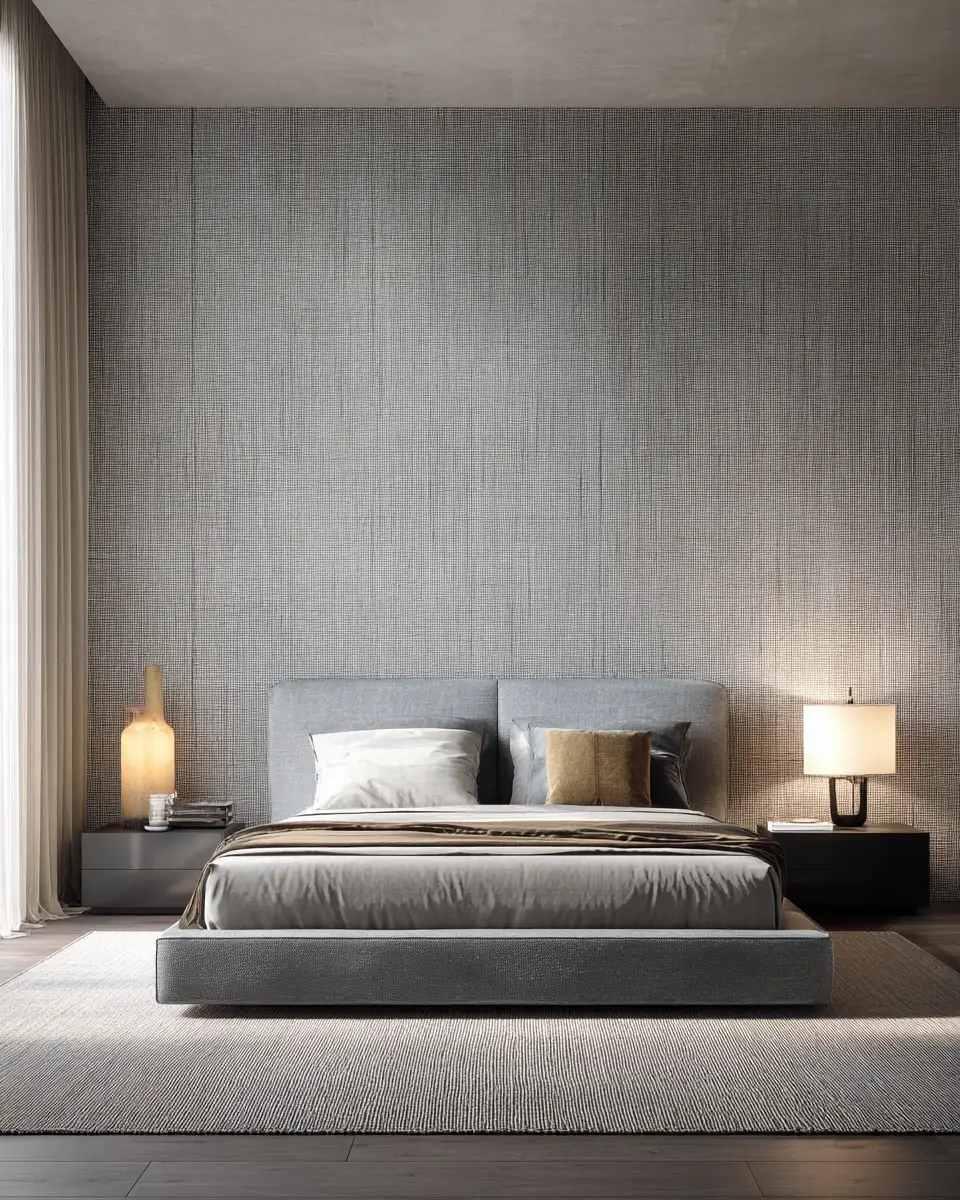 Gray Mid-Century Modern Bedroom Decor Ideas