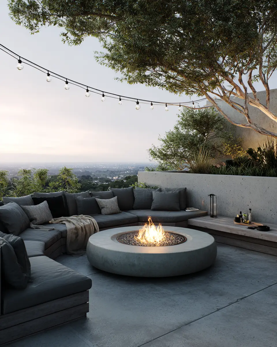 Gray Mid-Century Modern Patio Decor Ideas
