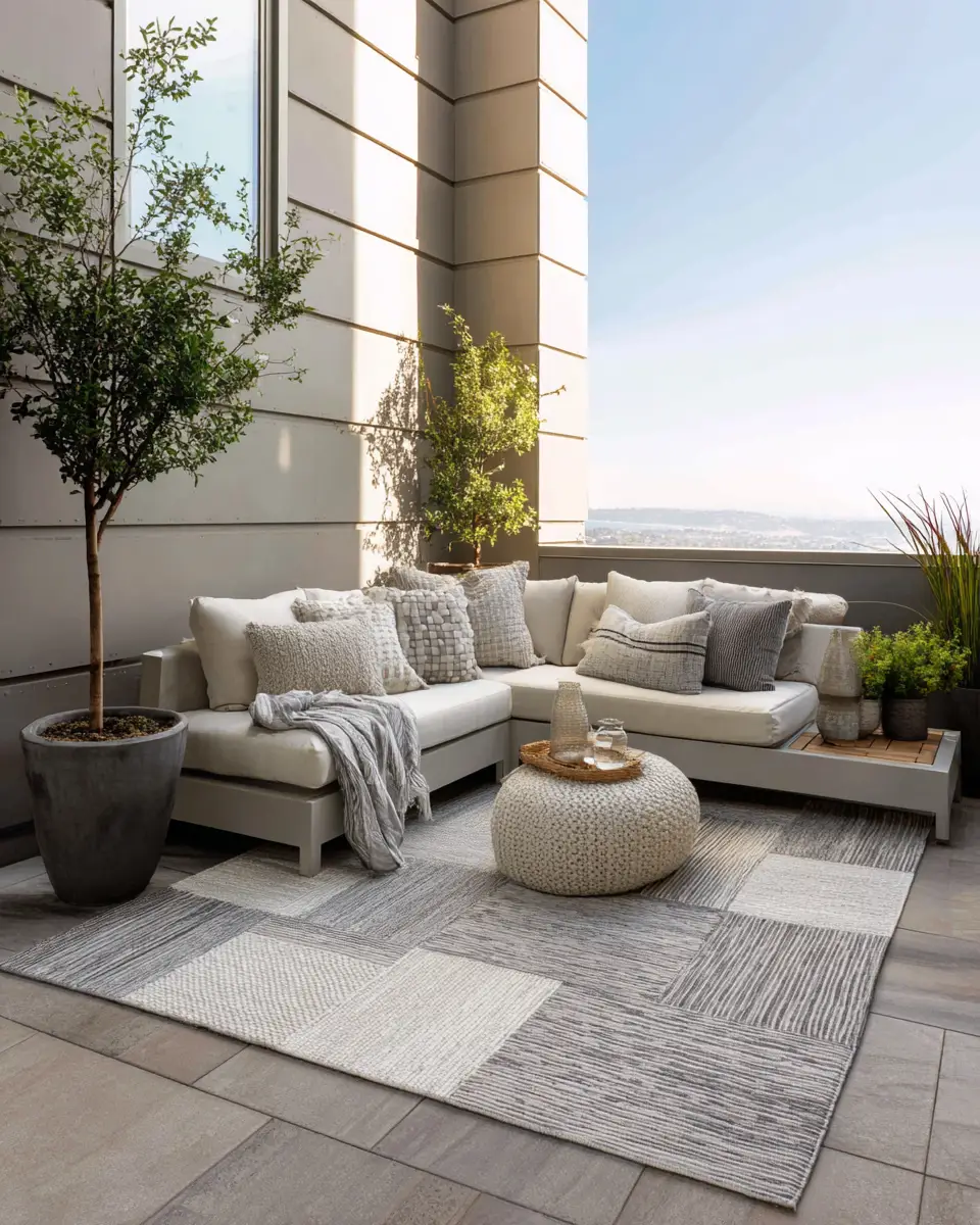 Gray Mid-Century Modern Patio Decor Ideas