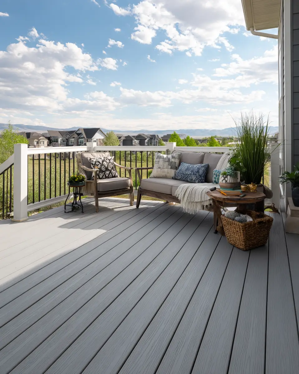 Gray Mid-Century Modern Patio Decor Ideas