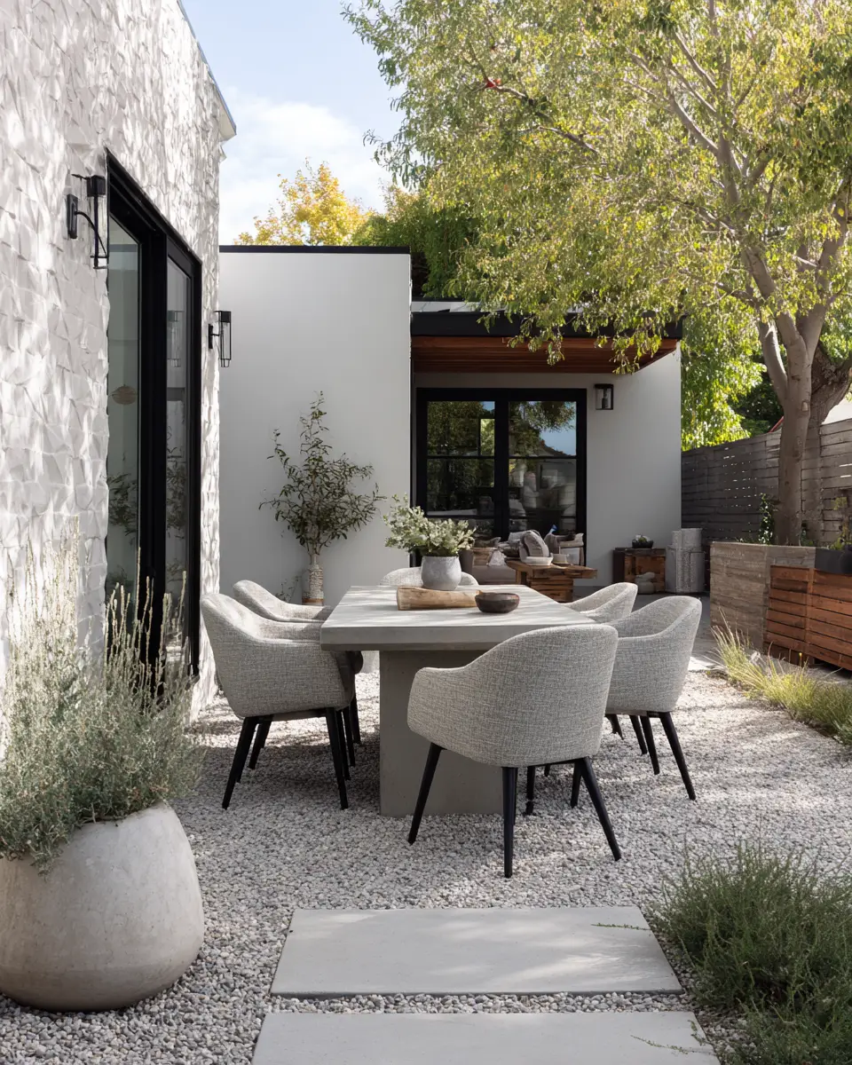 Gray Mid-Century Modern Patio Decor Ideas
