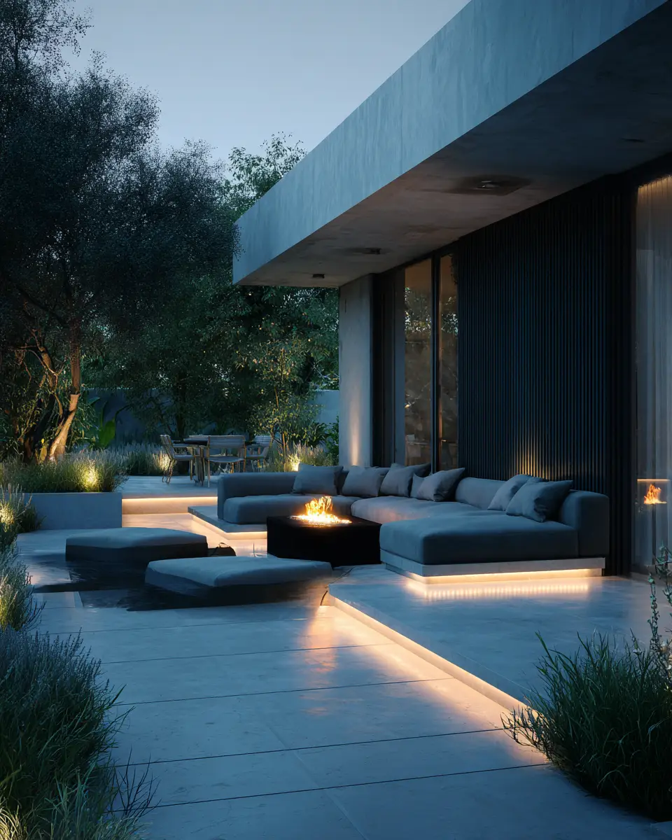 Gray Mid-Century Modern Patio Decor Ideas