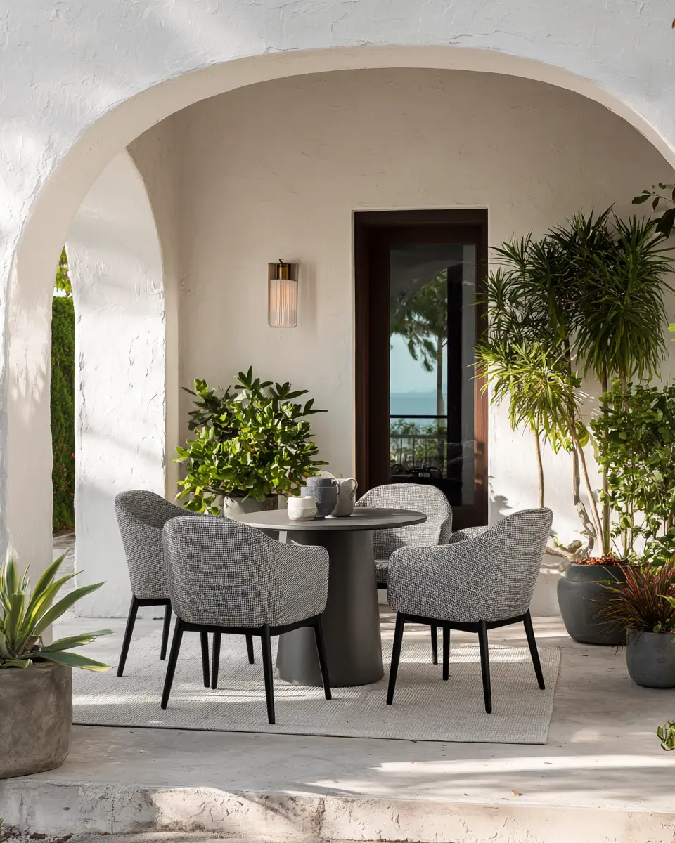 Gray Mid-Century Modern Patio Decor Ideas