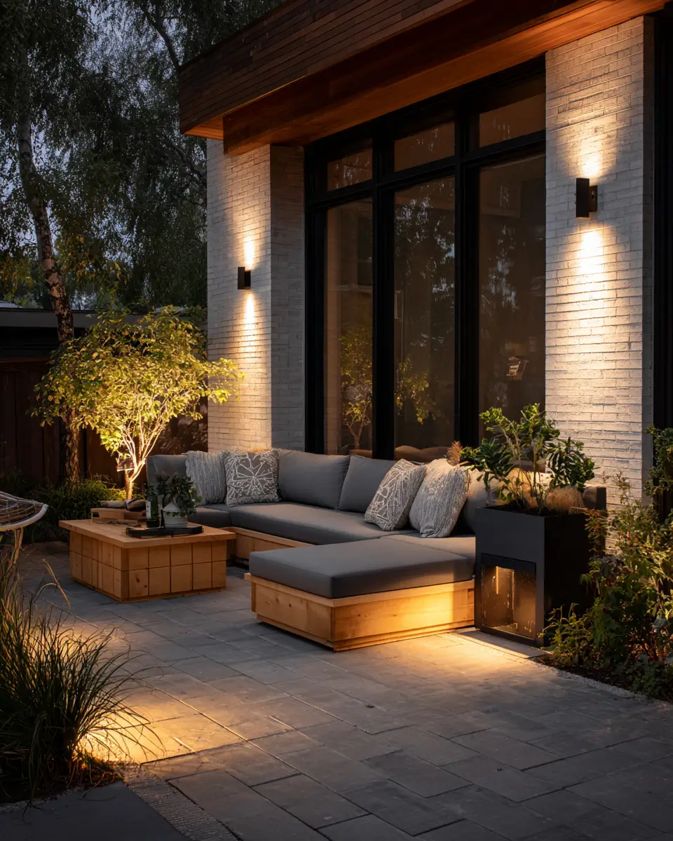 Gray Mid-Century Modern Patio Decor Ideas