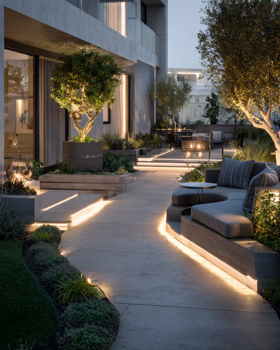 Gray Mid-Century Modern Patio Decor Ideas