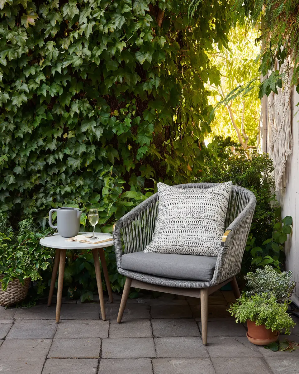 Gray Mid-Century Modern Patio Decor Ideas