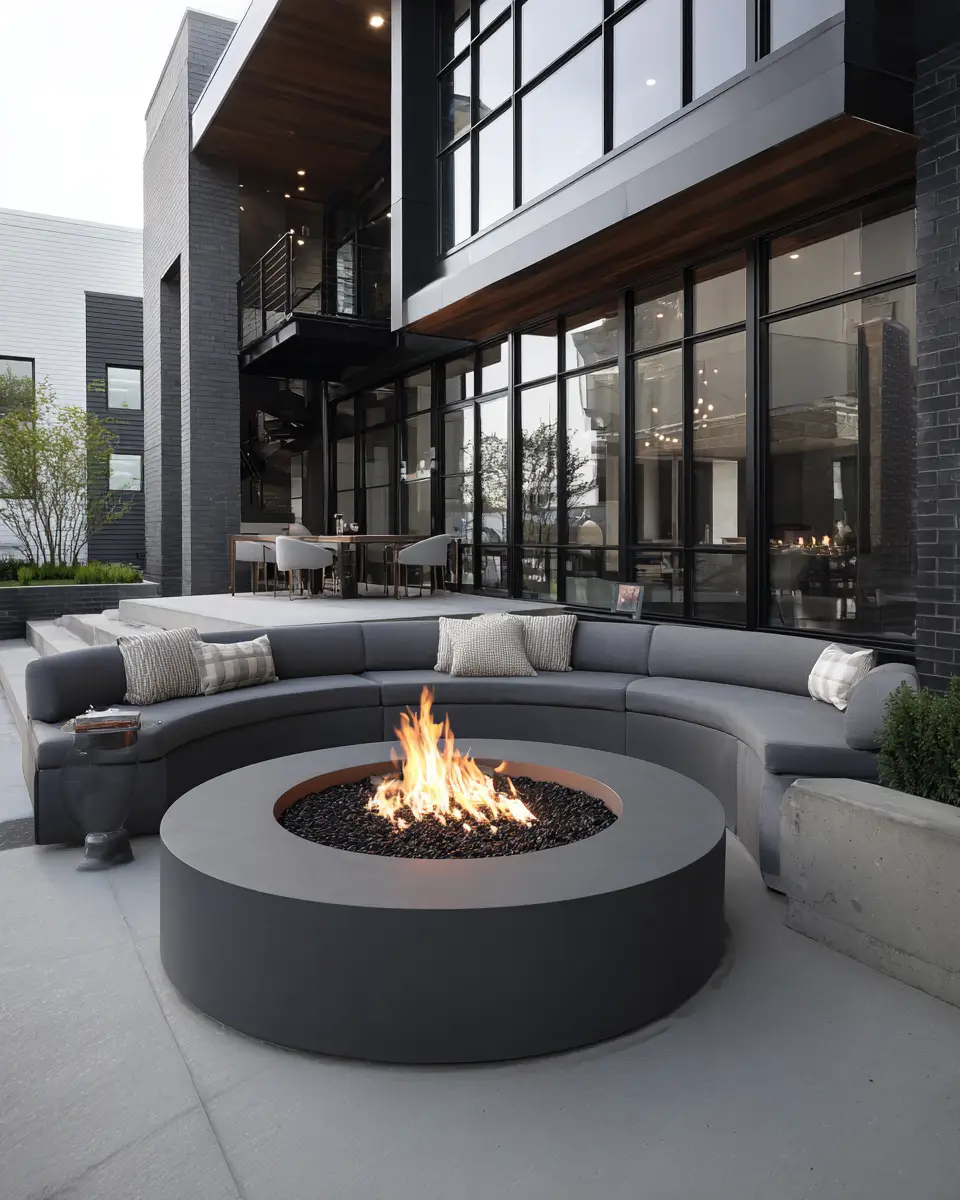Gray Mid-Century Modern Patio Decor Ideas