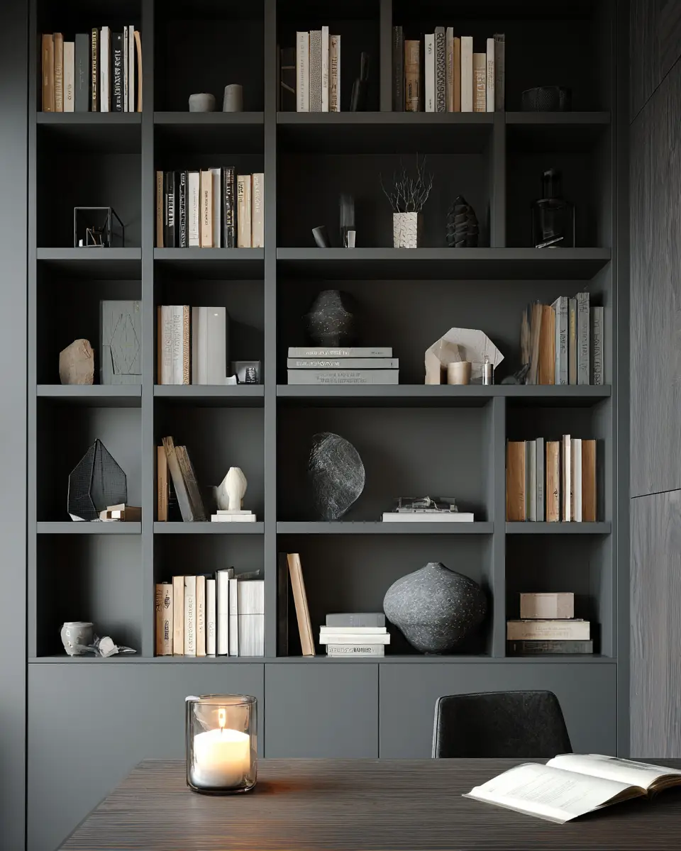 Gray Minimalist Home Office Decor Ideas