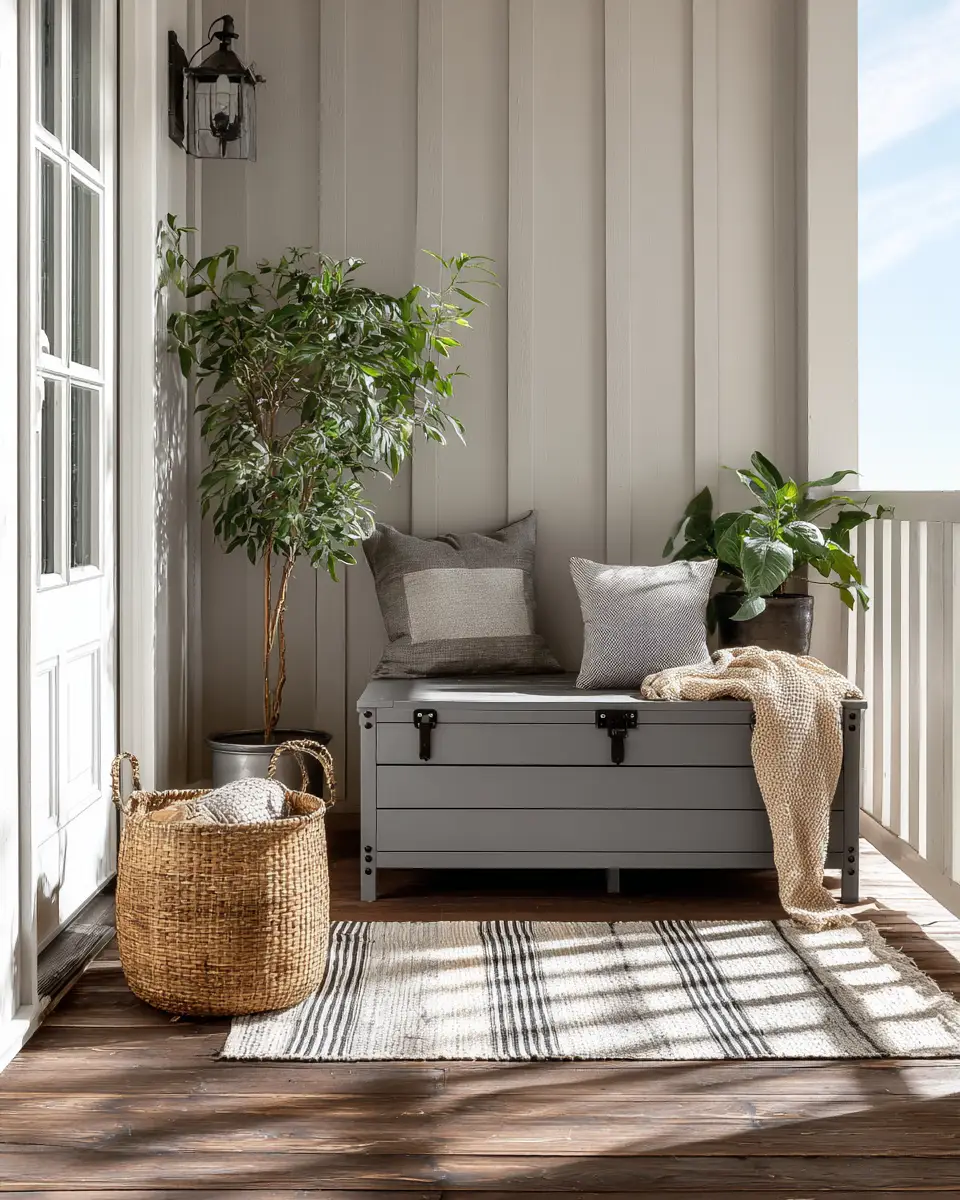 Gray Minimalist Porch Decor Ideas