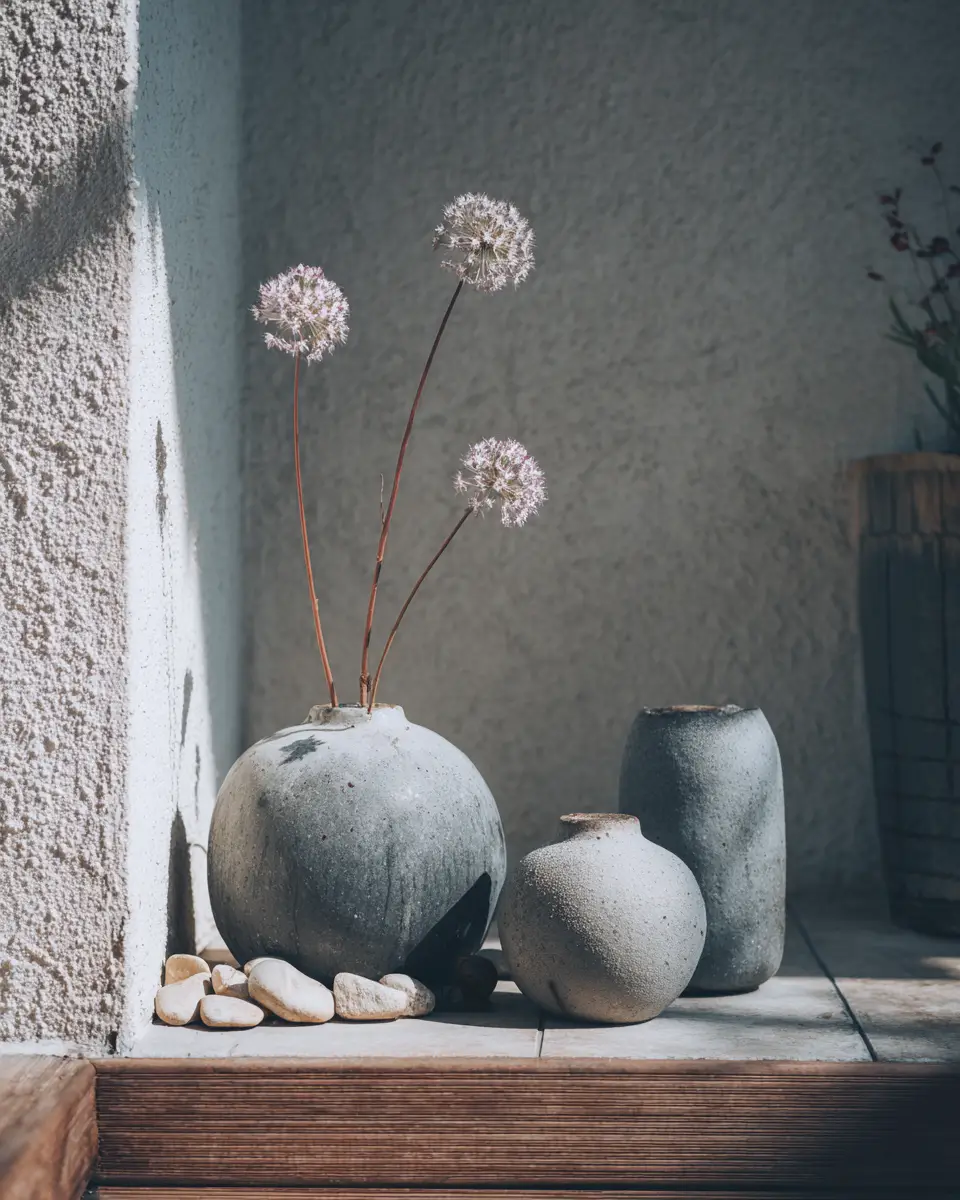 Gray Minimalist Porch Decor Ideas