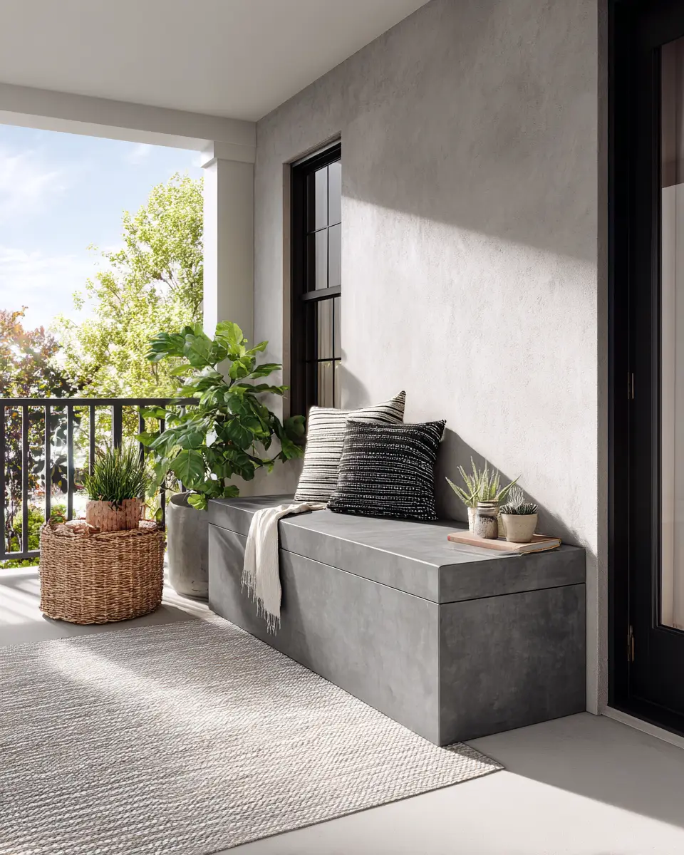 Gray Minimalist Porch Decor Ideas