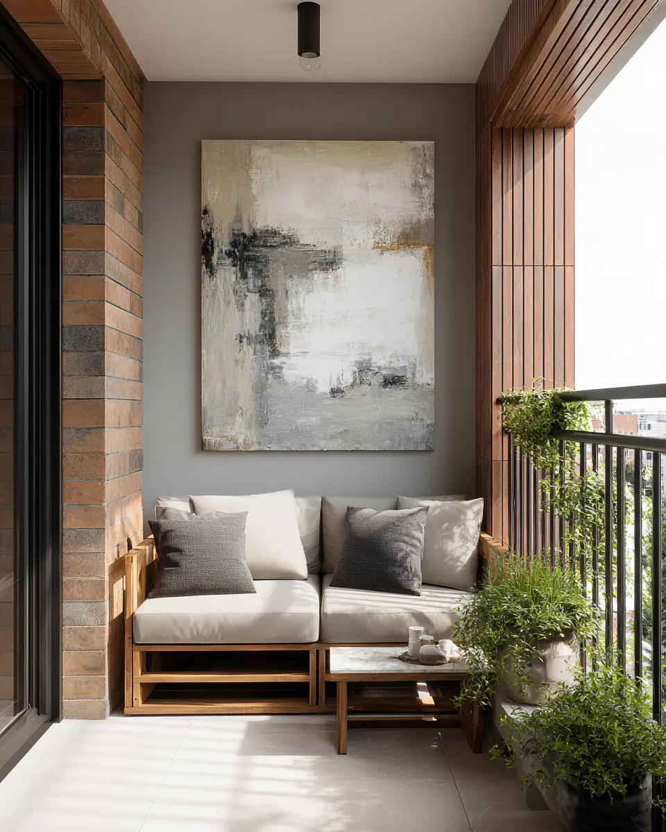 Gray Modern Balcony Decor Ideas