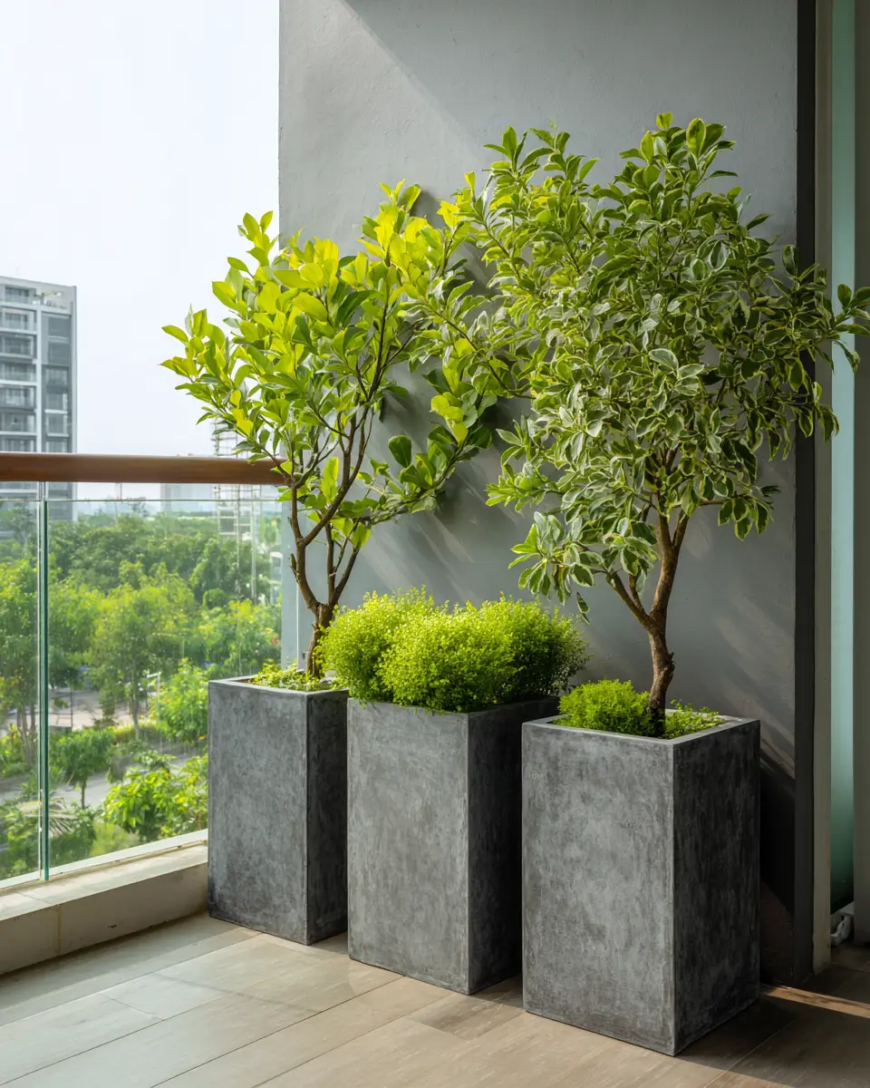 Gray Modern Balcony Decor Ideas