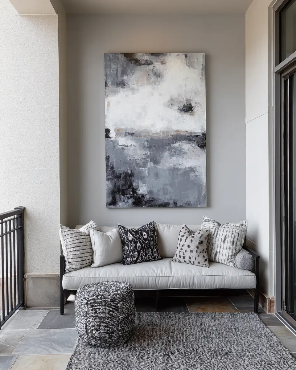 Gray Modern Balcony Decor Ideas