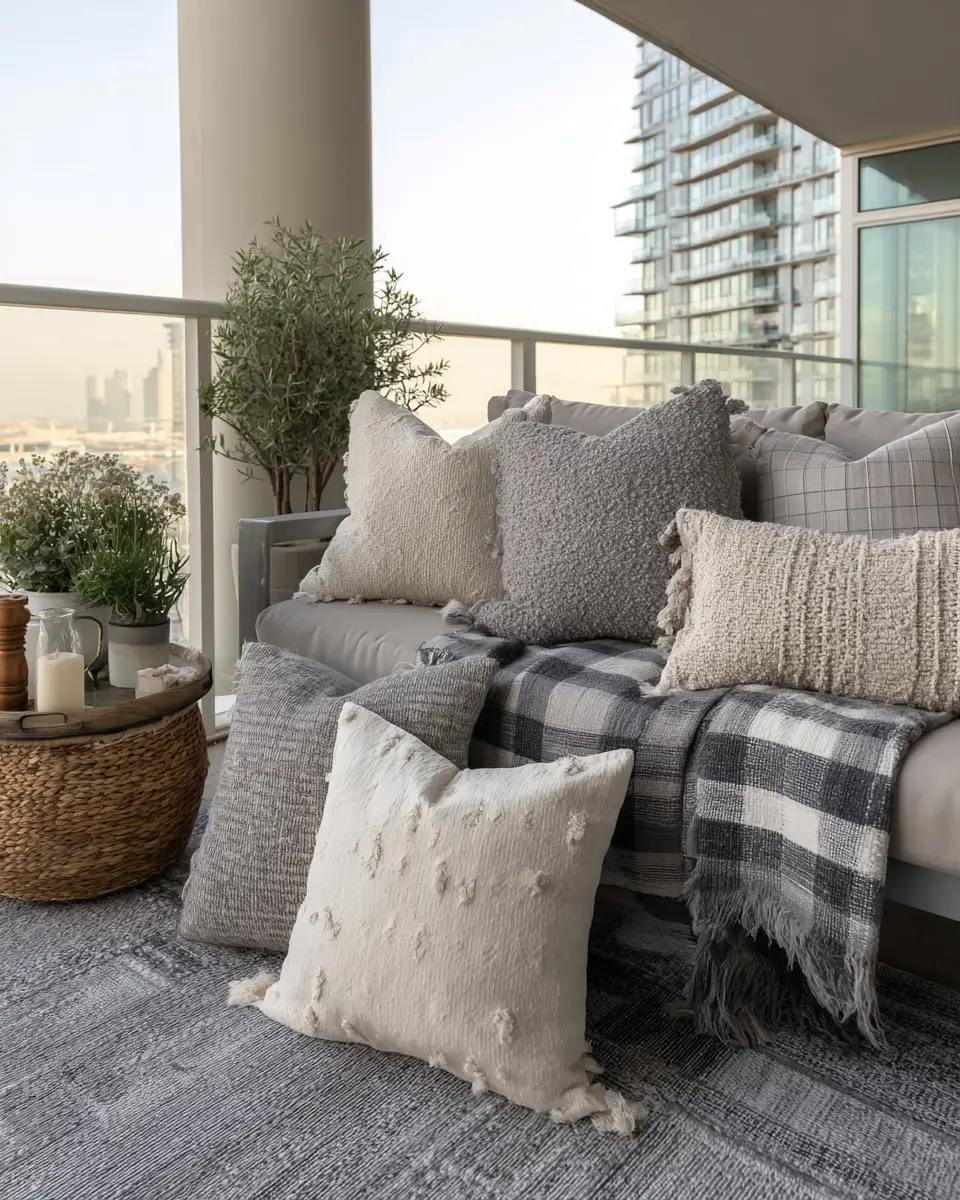 Gray Modern Balcony Decor Ideas