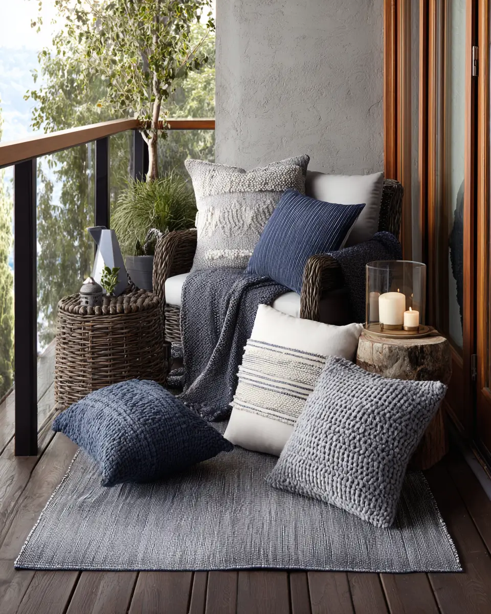 Gray Modern Balcony Decor Ideas