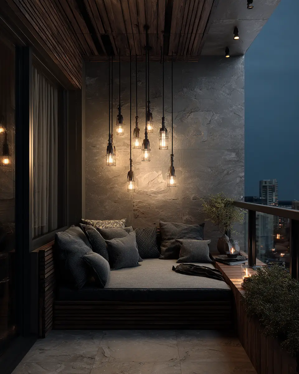 Gray Modern Balcony Decor Ideas