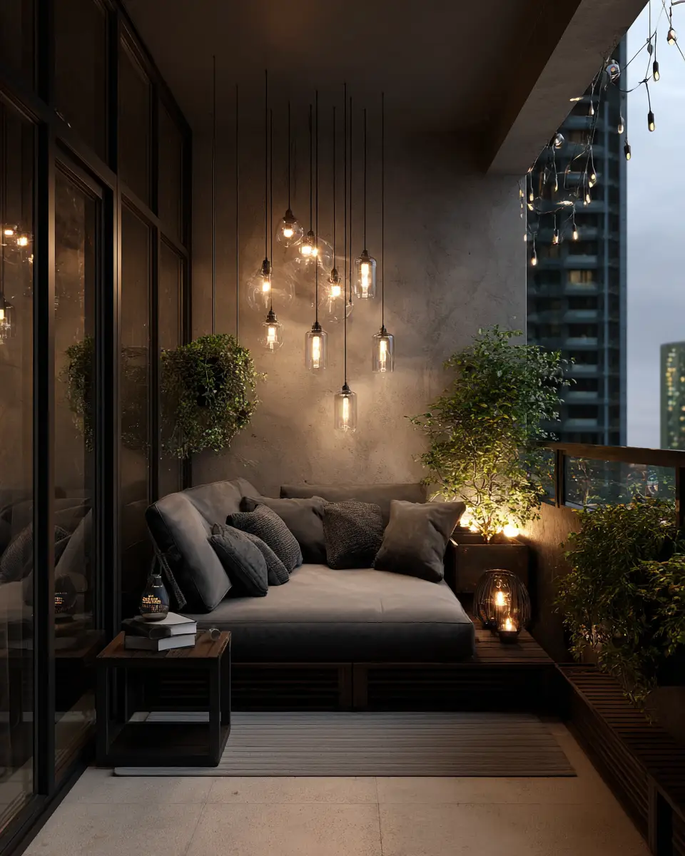 Gray Modern Balcony Decor Ideas