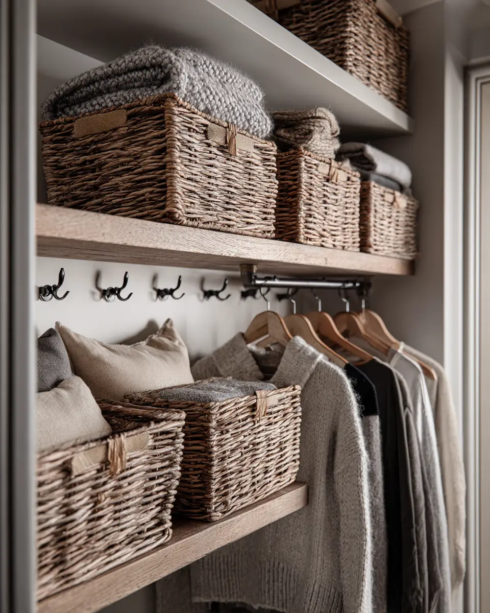 Gray Scandinavian Laundry Room Decor Ideas