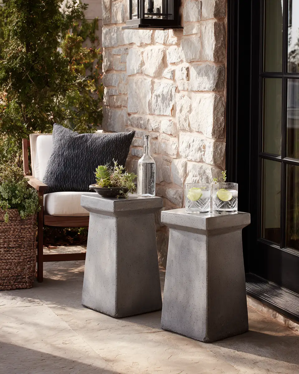 Gray Transitional Porch Decor Ideas