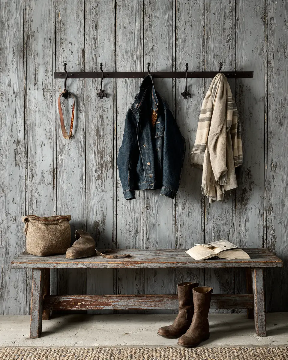 Gray Vintage Entryway Decor Ideas