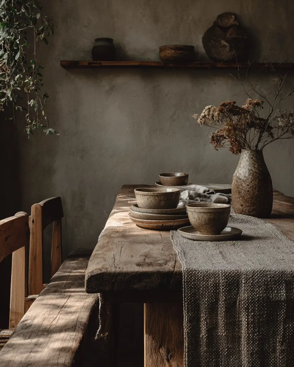 Greige Boho Dining Room Decor Ideas