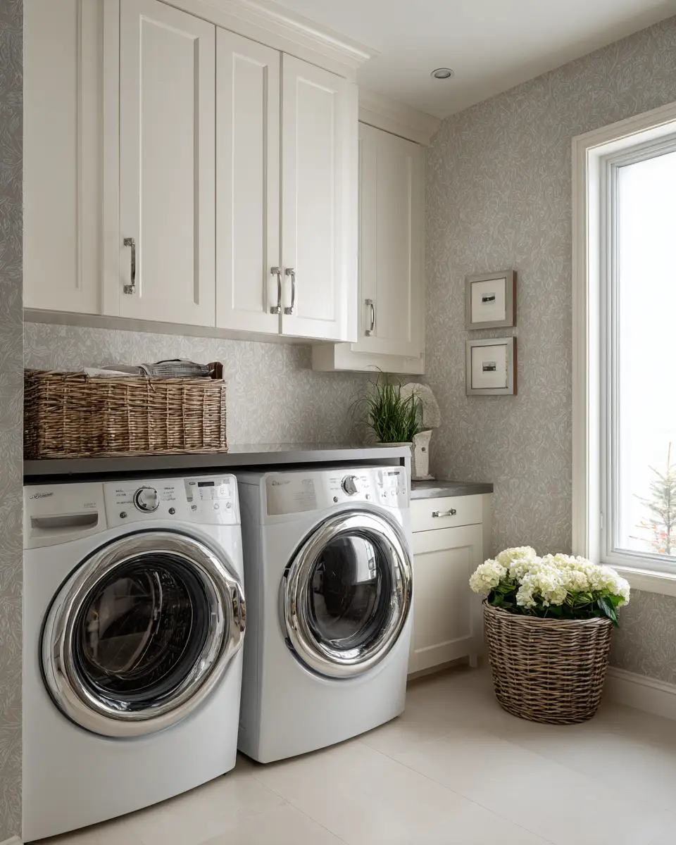 Greige Classic Laundry Room Decor Ideas