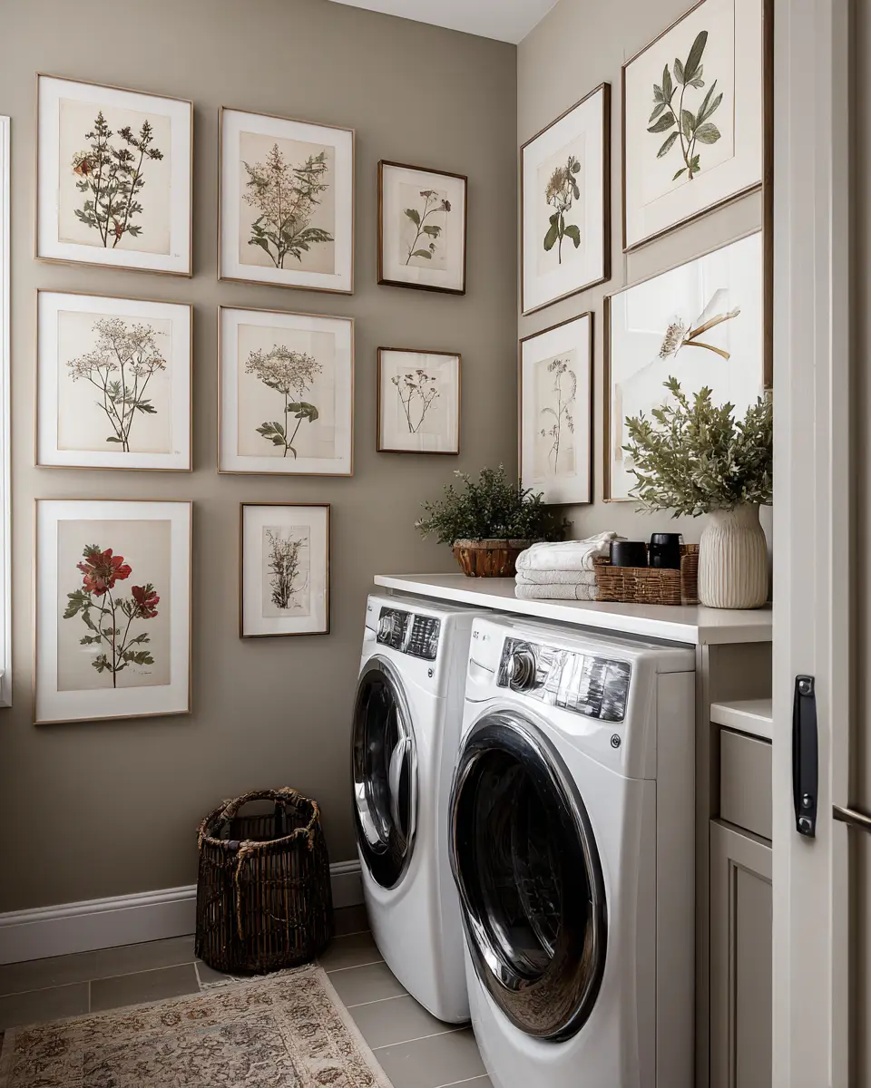 Greige Classic Laundry Room Decor Ideas