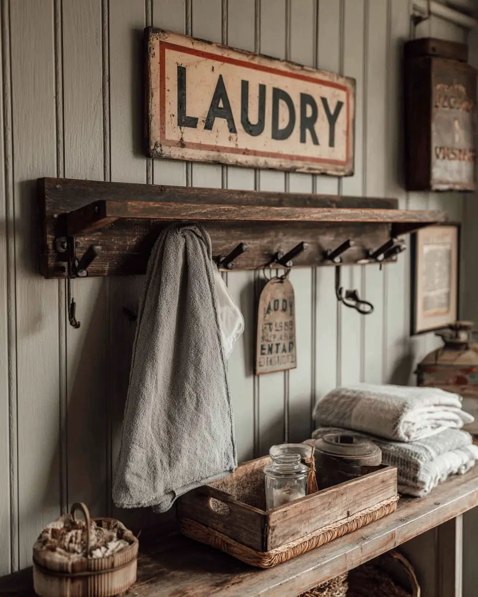 Greige Classic Laundry Room Decor Ideas