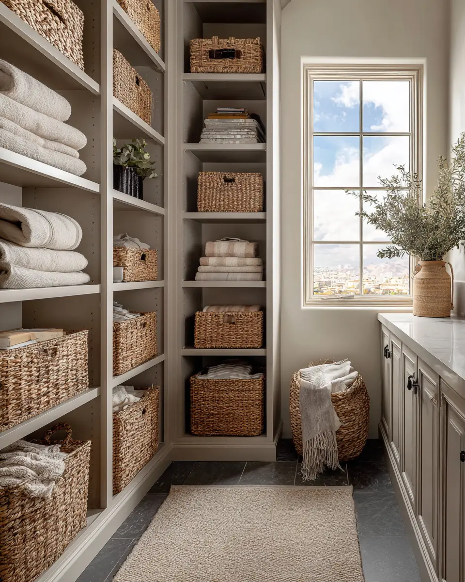Greige Classic Laundry Room Decor Ideas