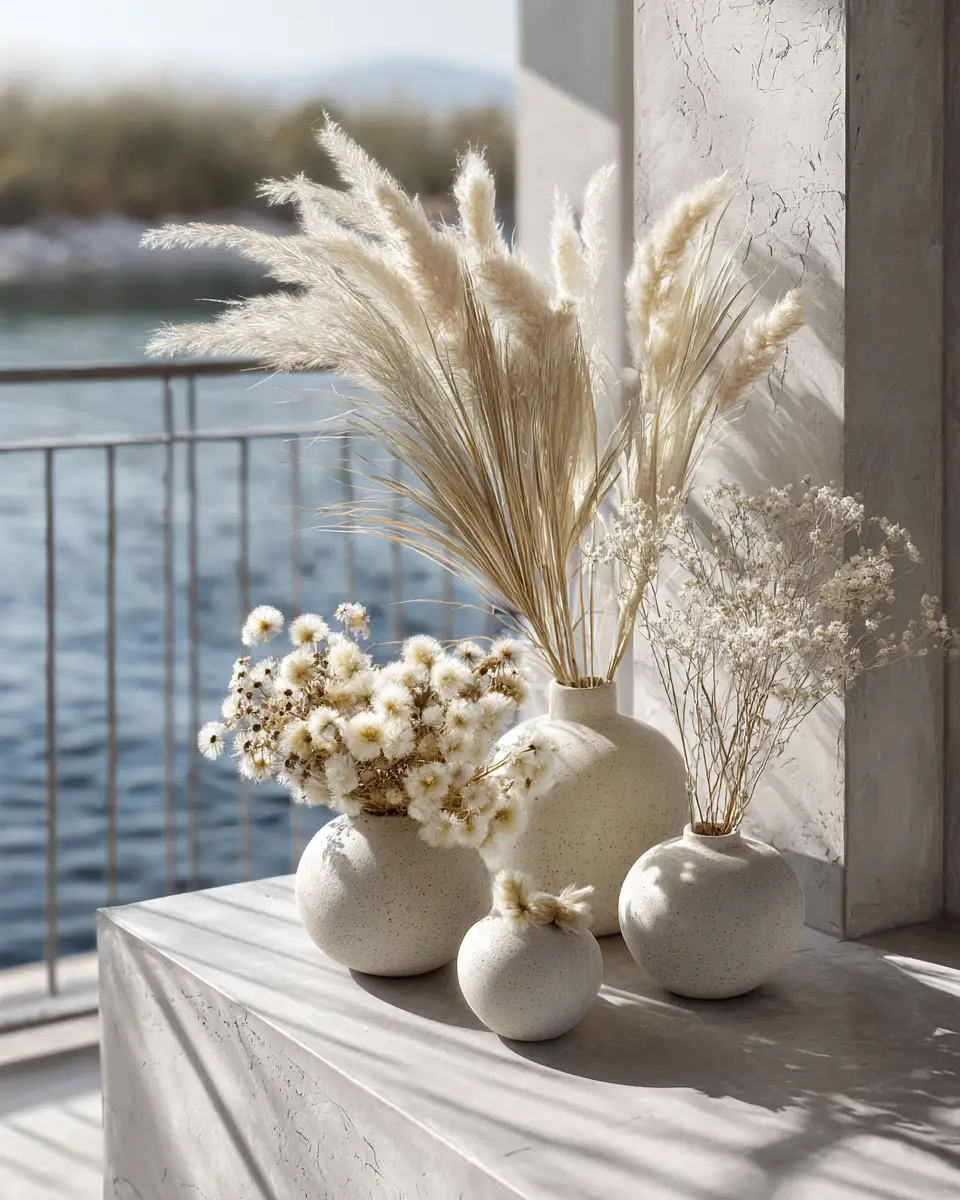 Greige Coastal Balcony Decor Ideas