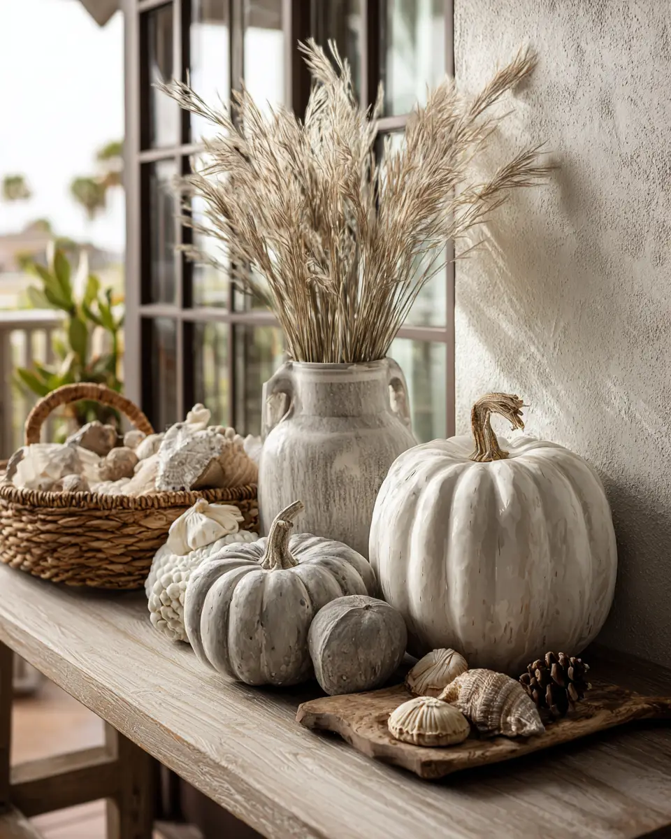 Greige Coastal Balcony Decor Ideas