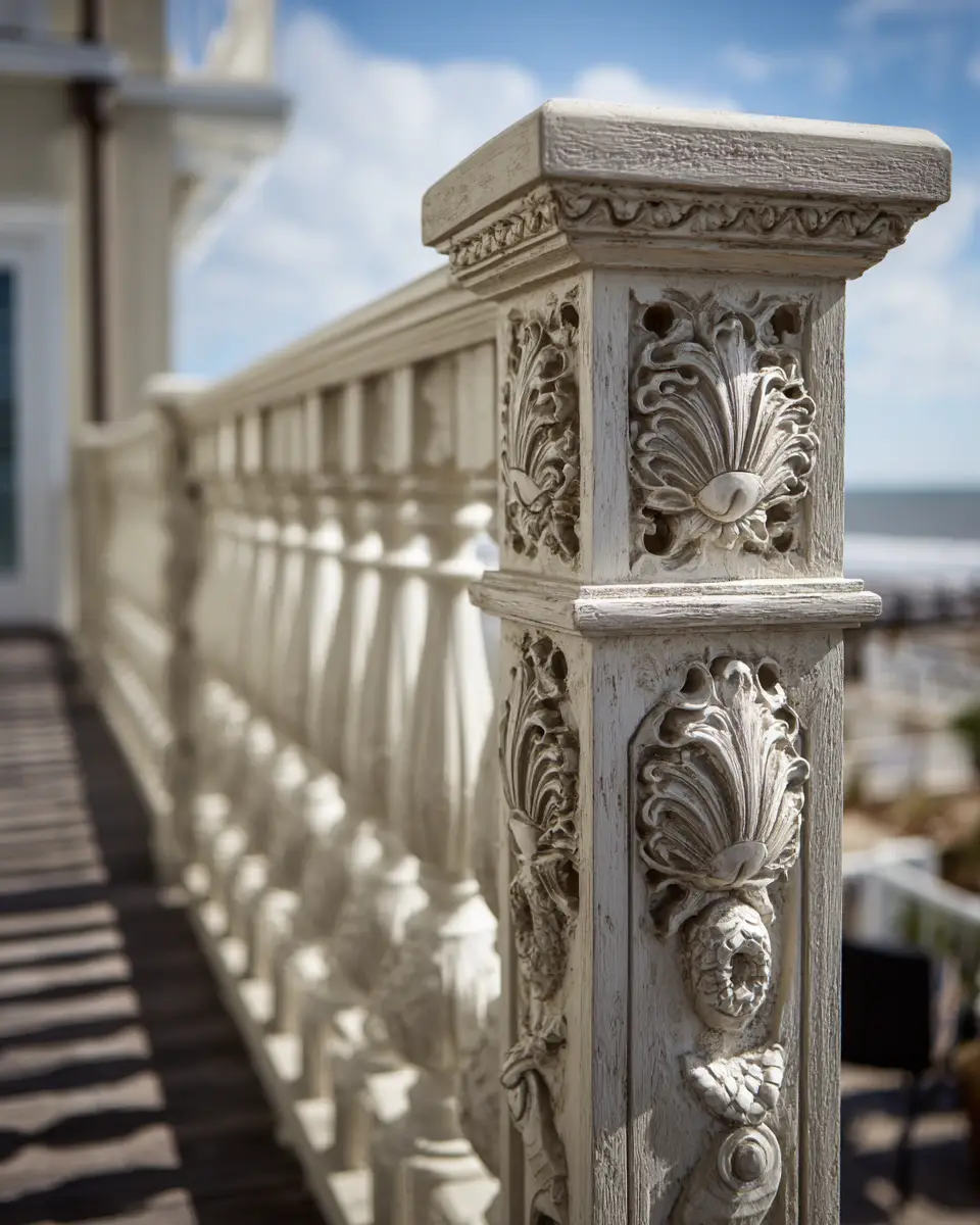Greige Coastal Balcony Decor Ideas
