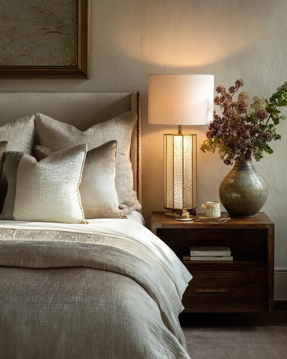 Greige Coastal Bedroom Decor Ideas