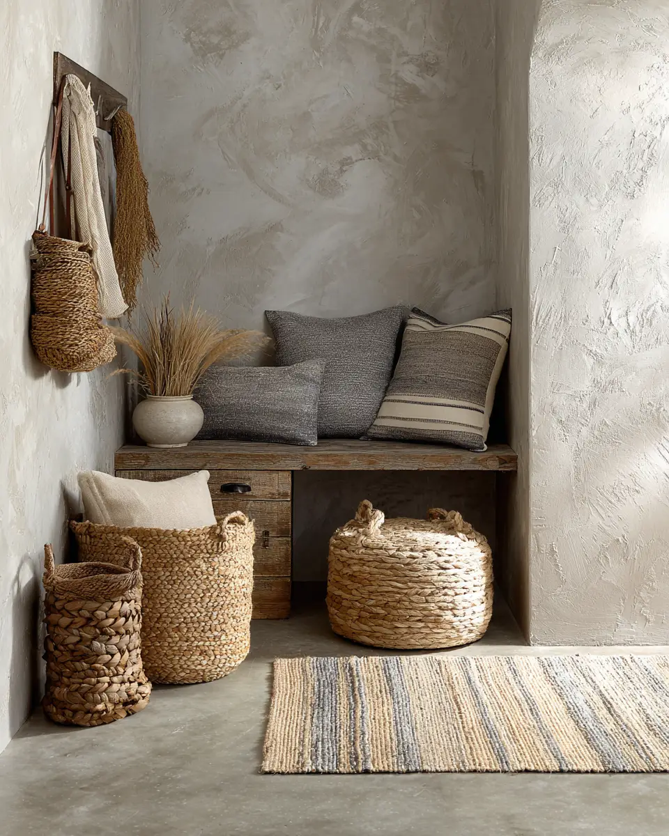 Greige Coastal Garage Decor Ideas