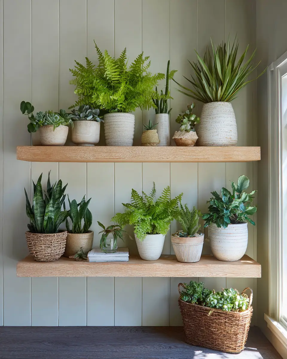 Greige Coastal Garage Decor Ideas