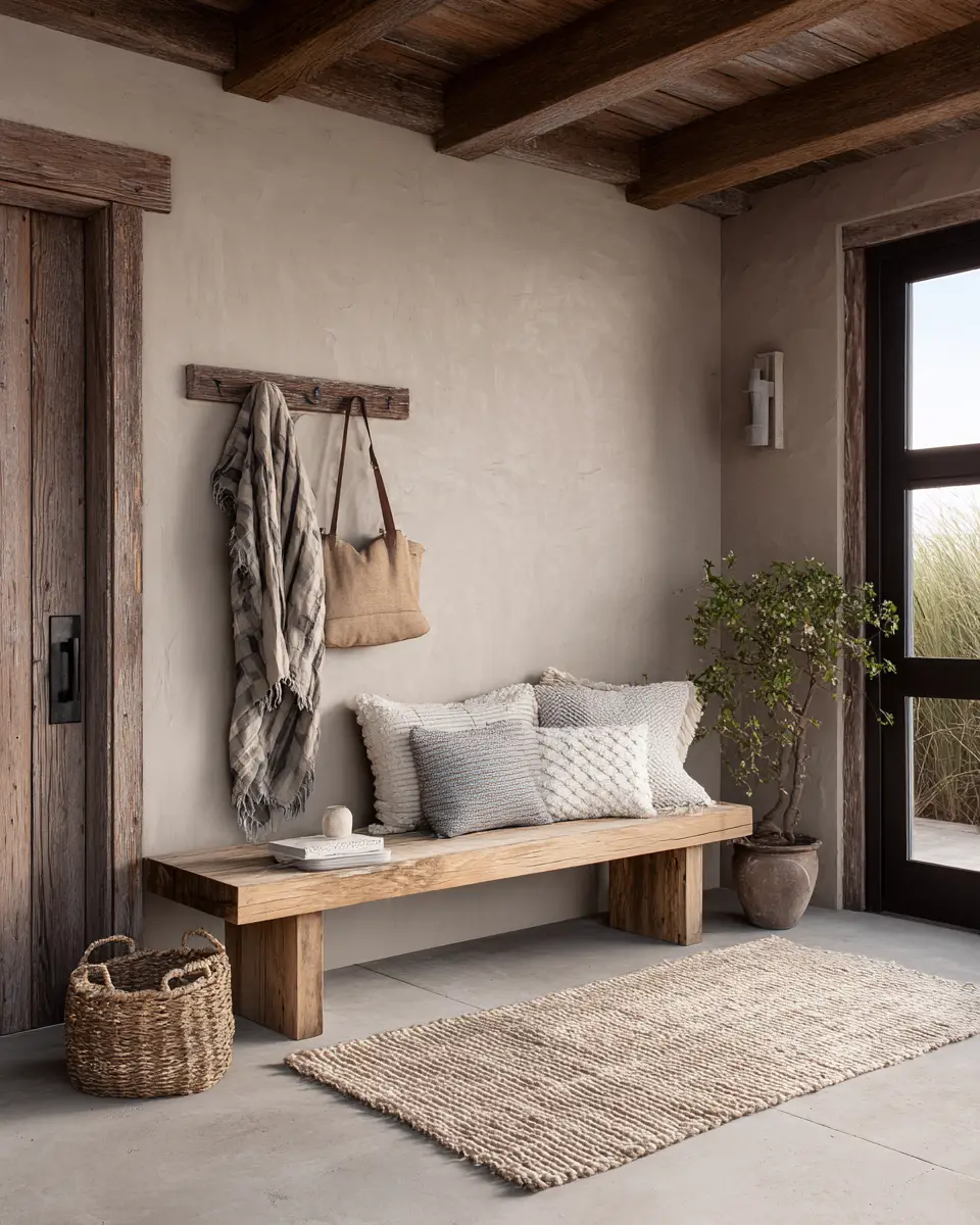 Greige Coastal Garage Decor Ideas