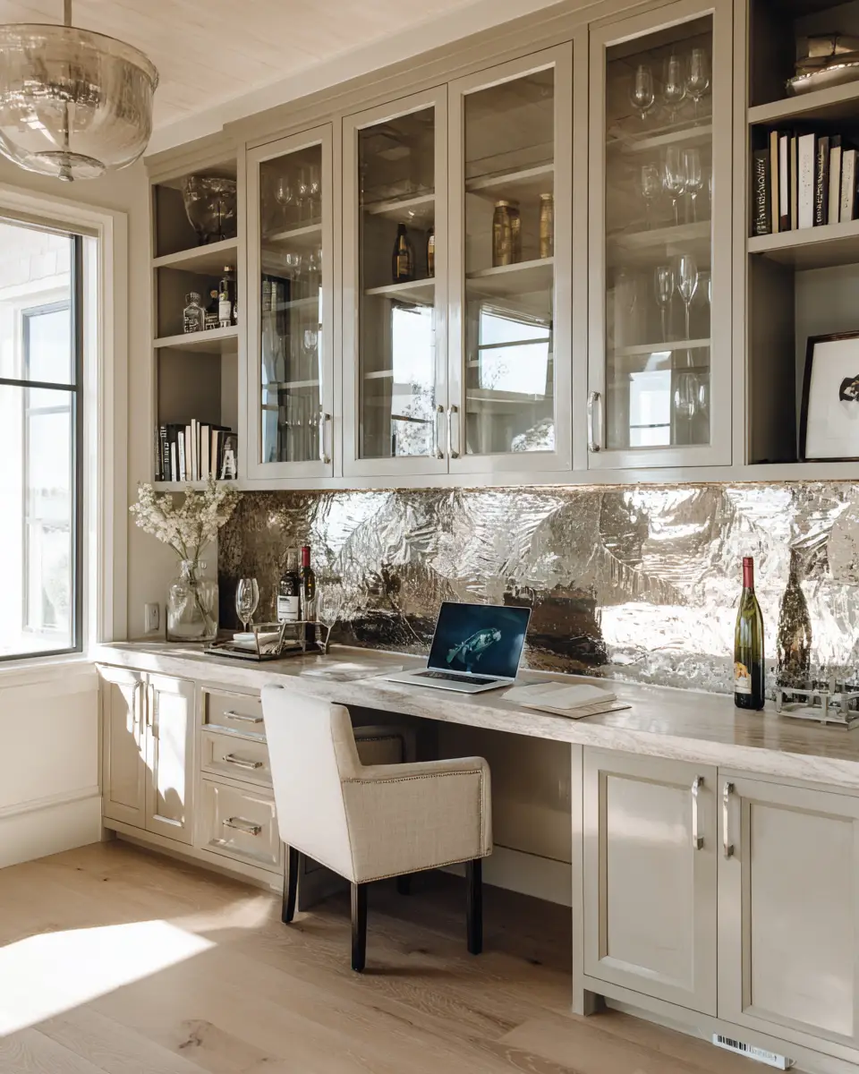 Greige Coastal Garage Decor Ideas