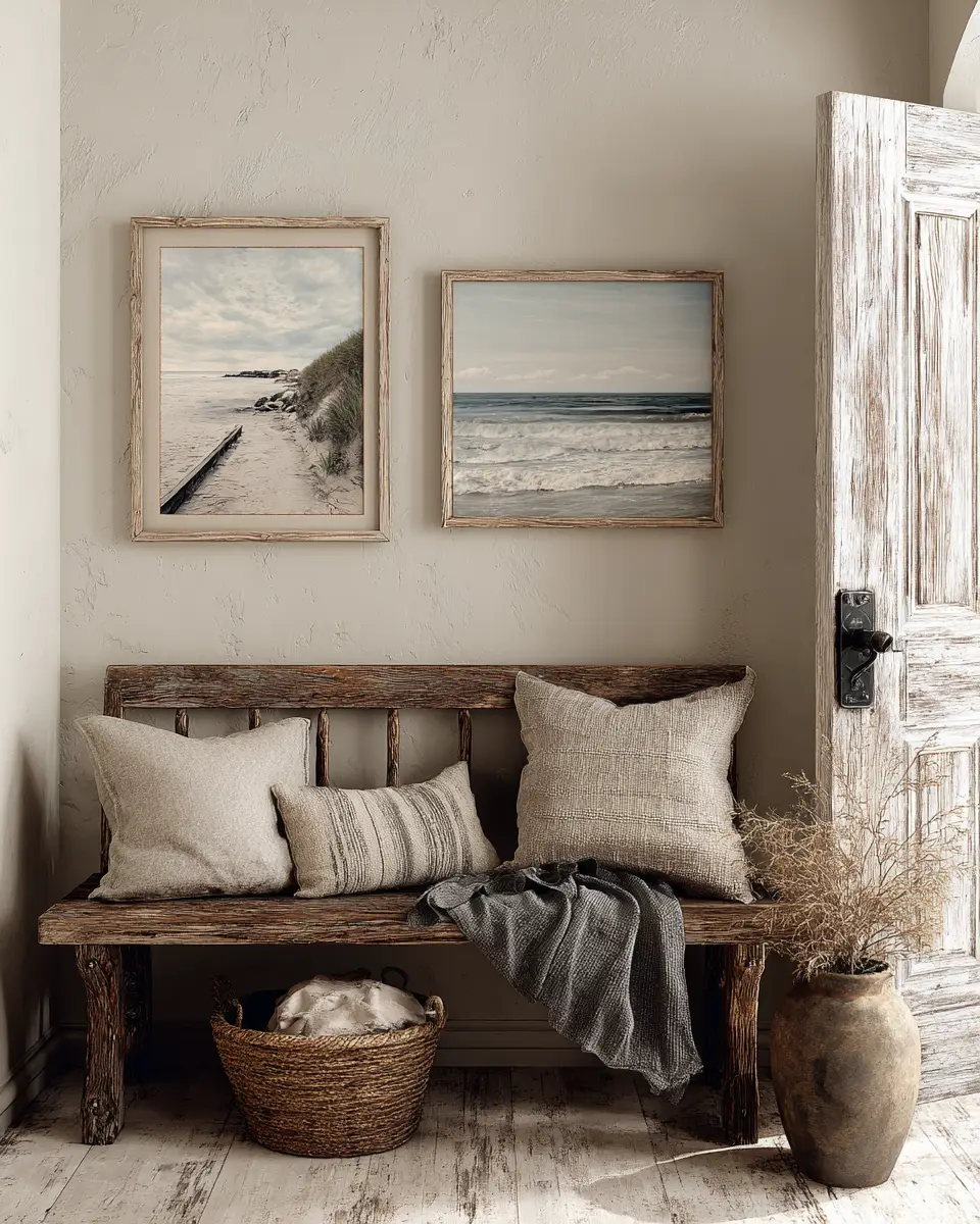 Greige Coastal Garage Decor Ideas