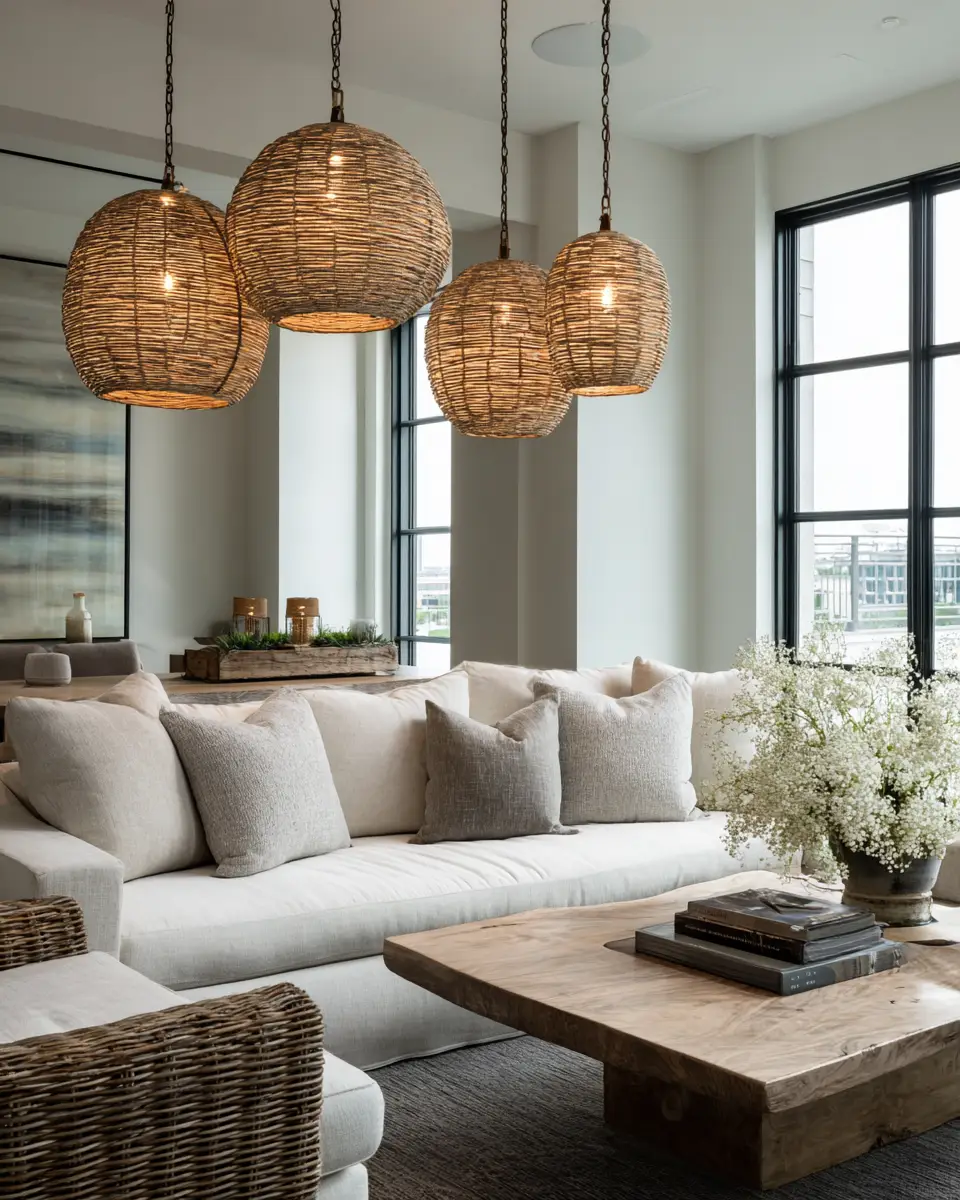 Greige Coastal Garage Decor Ideas