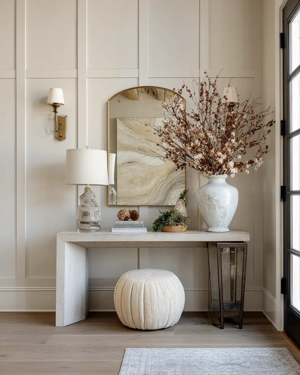 Greige Entryway Decor Ideas