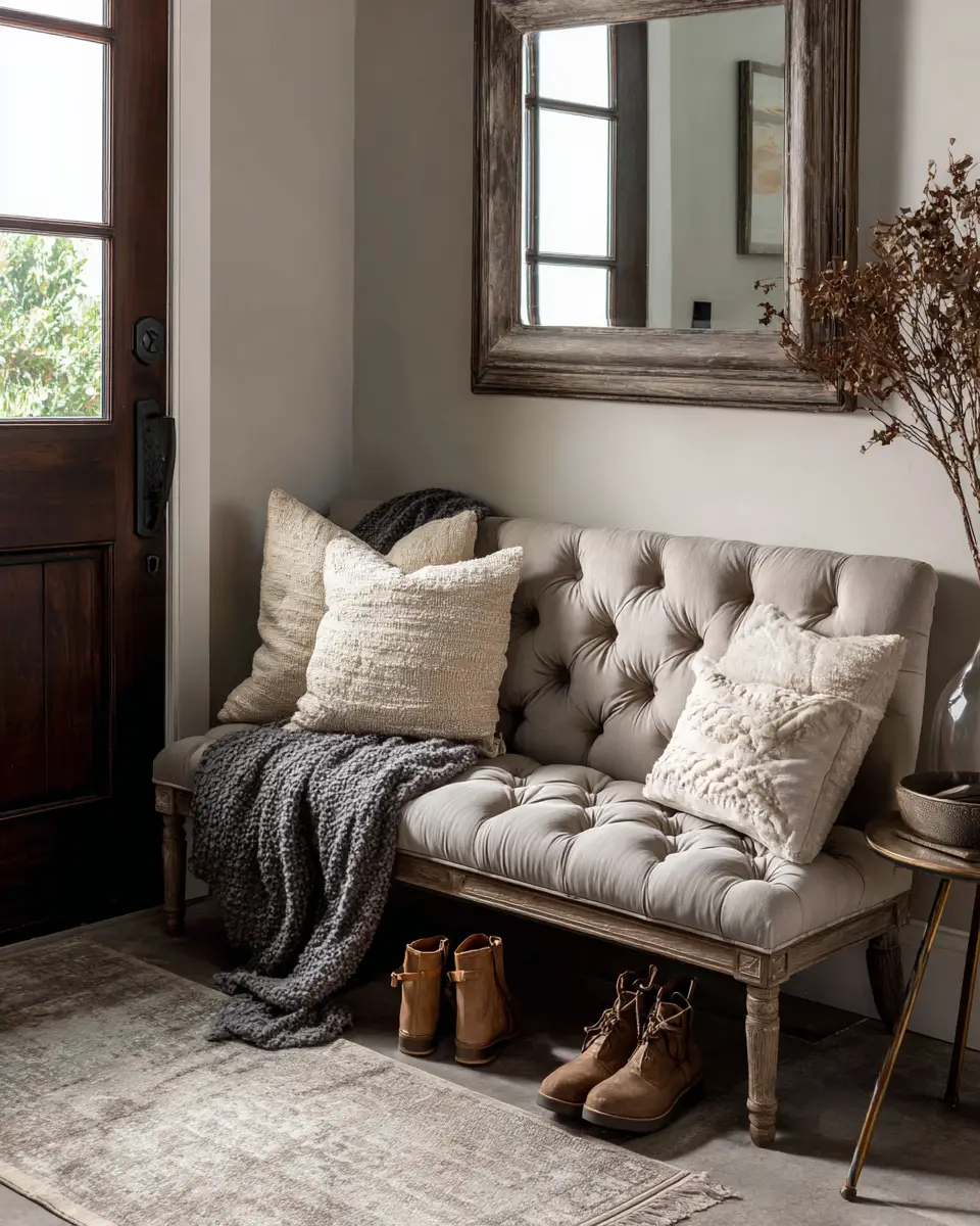 Greige Entryway Decor Ideas