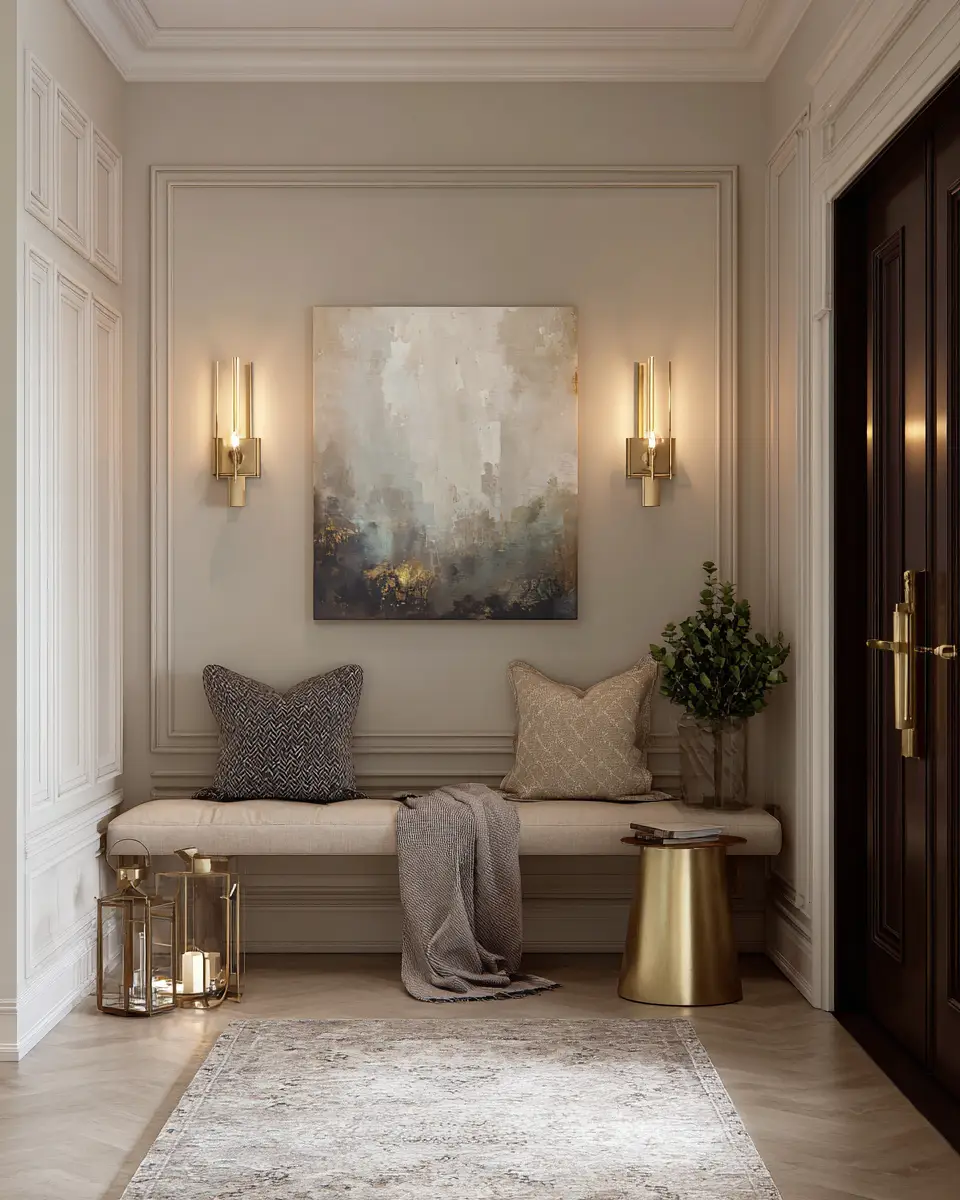 Greige Entryway Decor Ideas