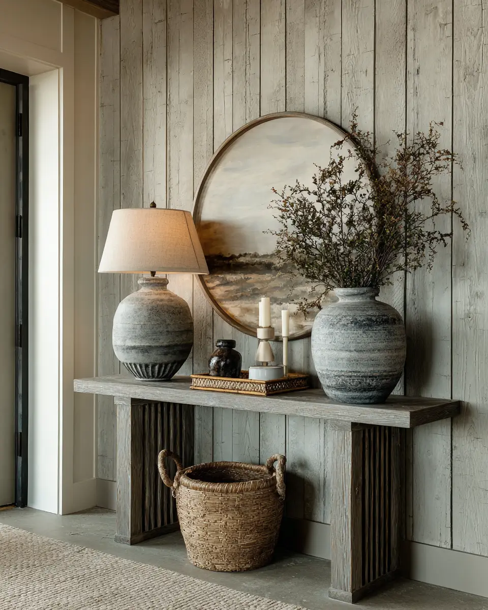 Greige Entryway Decor Ideas