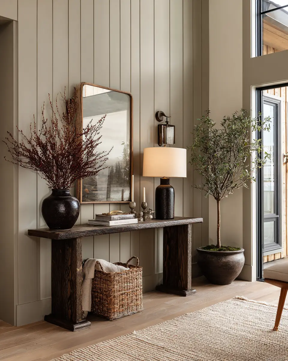 Greige Entryway Decor Ideas