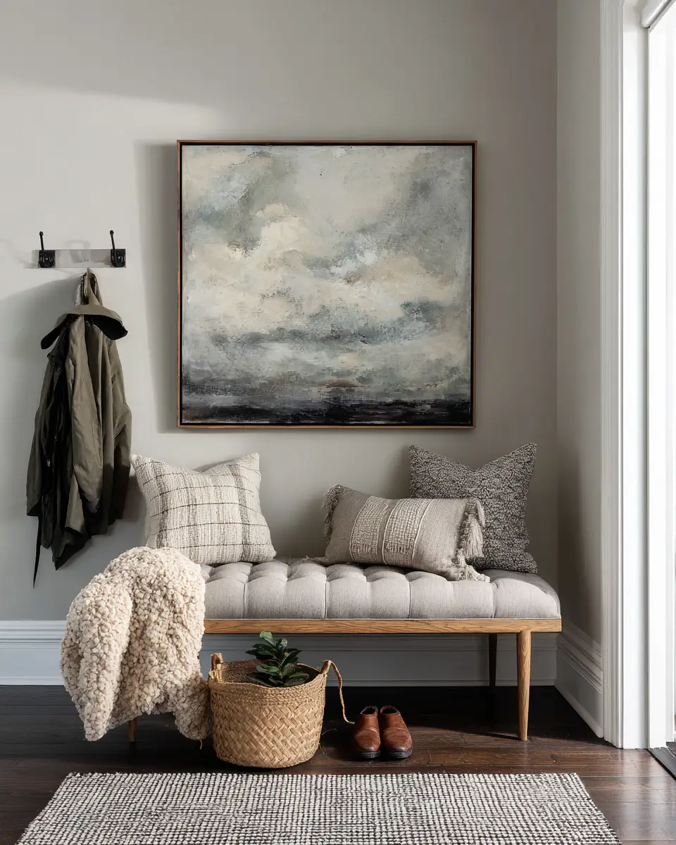 Greige Entryway Decor Ideas
