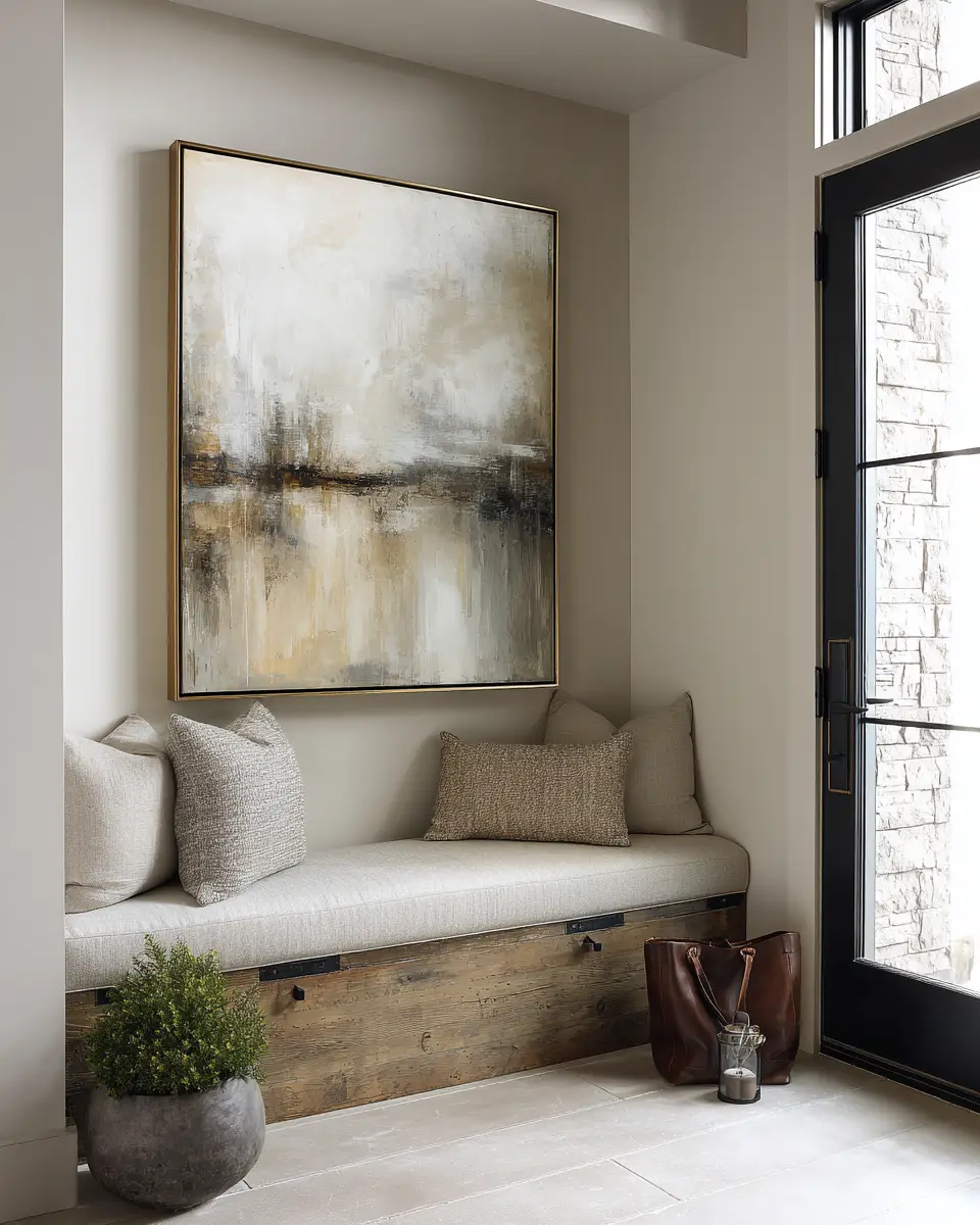 Greige Entryway Decor Ideas